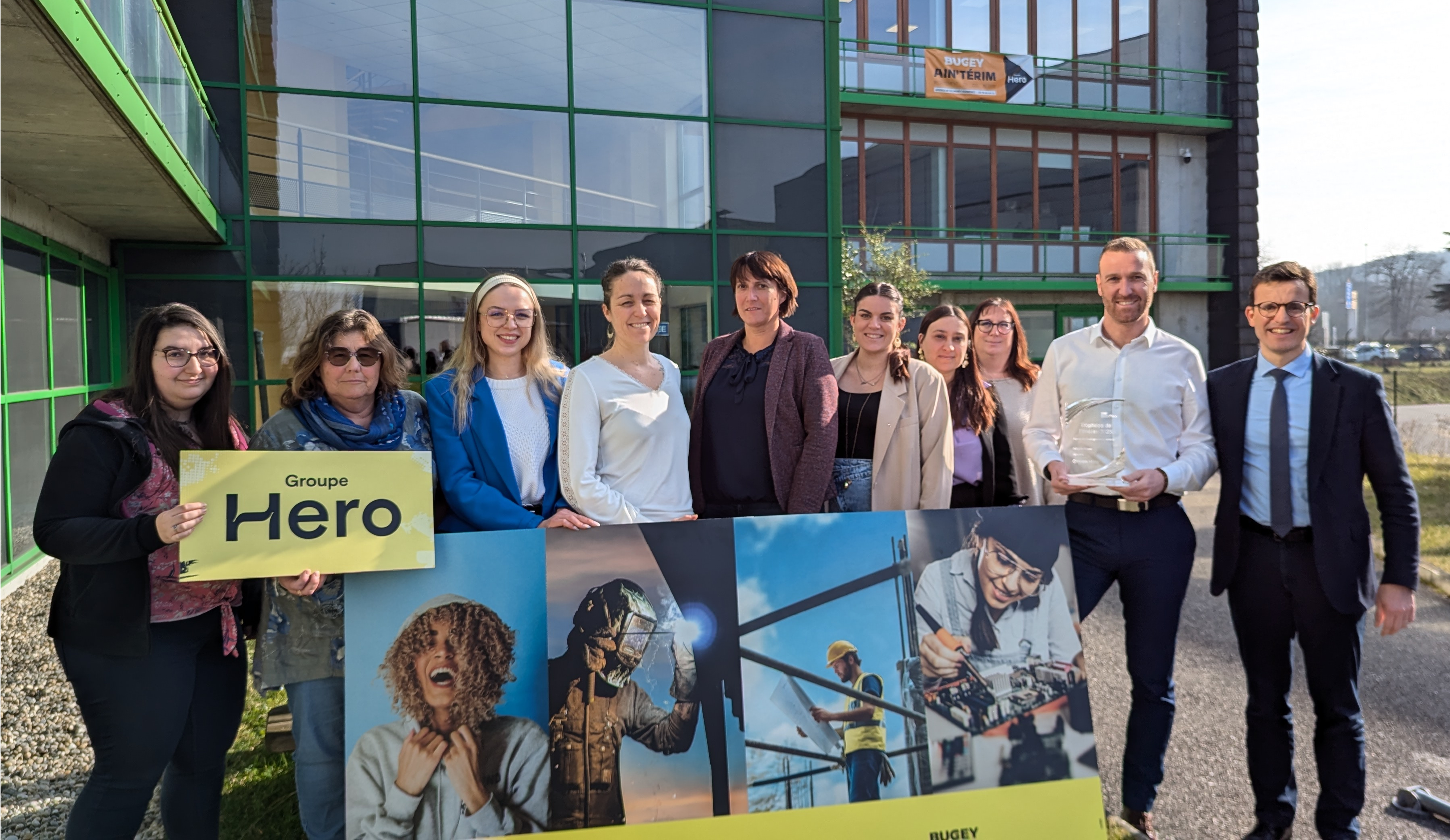 trophée intérim 2025 Groupe Hero