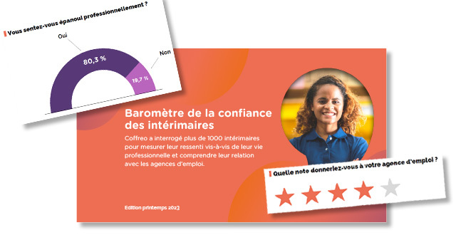 Téléchargez l'édition printemps 2023 du baromètre de la confiance des intérimaires Coffreo