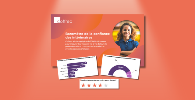 Publication premier baromètre de la confiance des intérimaires Coffreo